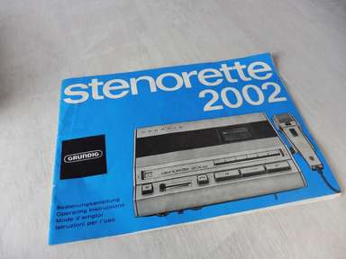 GRUNDIG GDM750 FÜR Stenorette 2002 Mikrofon für Diktiergerät EUR 21,50 - DE